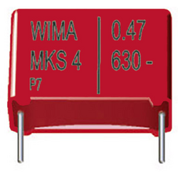 Wima MKS4J024702F00KSSD 1 ks fóliový kondenzátor MKS radiální 0.047 µF 630 V/DC 20 % 7.5 mm (d x š x v) 10.3 x 5.7 x 12.5 mm