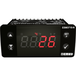 Emko ESM-3710-N.2.11.0.1/00.00/2.0.0.0 2bodový regulátor termostat Pt100 -50 do 400 °C relé 16 A (d x š x v) 65 x 76 x 35 mm