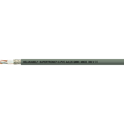 Helukabel 49625 kabel pro energetické řetězy S-TRONIC®-C-PVC 10 x 0.14 mm² šedá 100 m