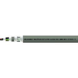 Helukabel 21631 kabel pro energetické řetězy M-FLEX 512-C-PUR UL 3 G 0.50 mm² šedá 100 m