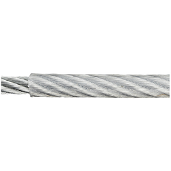 ocelové lano pozinkované (Ø x d) 4 mm x 100 m dörner + helmer 190045 šedá