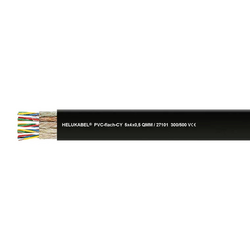 Helukabel PVC plochý kabel 4 G 1.5 mm² černá 27091-100 100 m