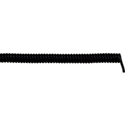 LAPP 73220228 spirálový kabel UNITRONIC® SPIRAL 400 mm / 1600 mm 7 x 0.14 mm² černá 1 ks